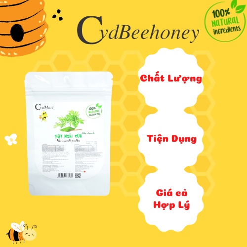 Bột Ngải Cứu Nguyên Chất Tăng Cường Đề Kháng, Sức Khỏe, Làm Đẹp CvdMart 100g