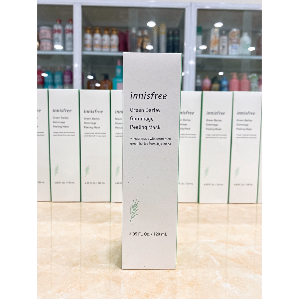 Mặt Nạ Tẩy Da Chết Innisfree Green Barley Gommage Peeling Mask Hàn Quốc 120ml