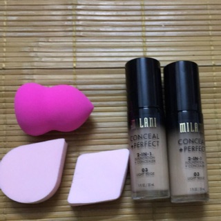 Kem nền Milani tone 03 tặng mút tán kem