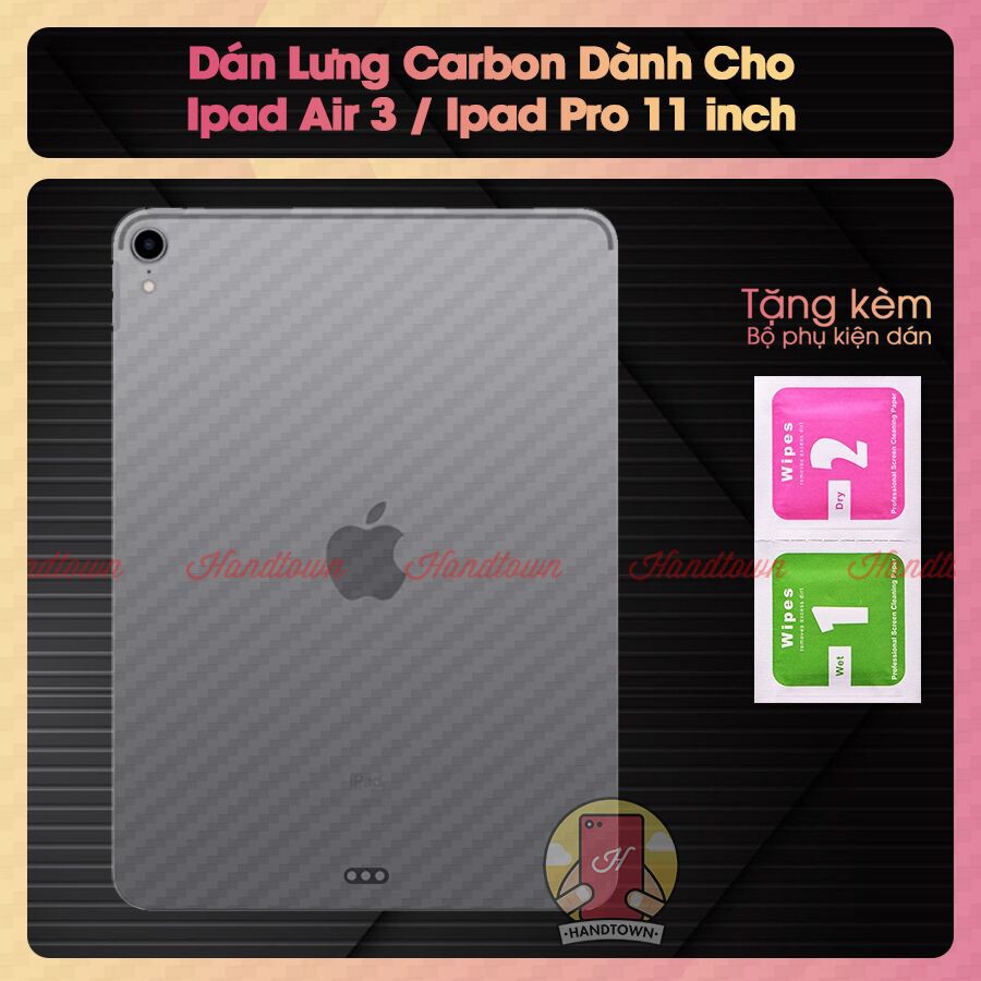 Miếng Dán Lưng Carbon Dành Cho Ipad Pro 11 Inch / Ipad Air 3