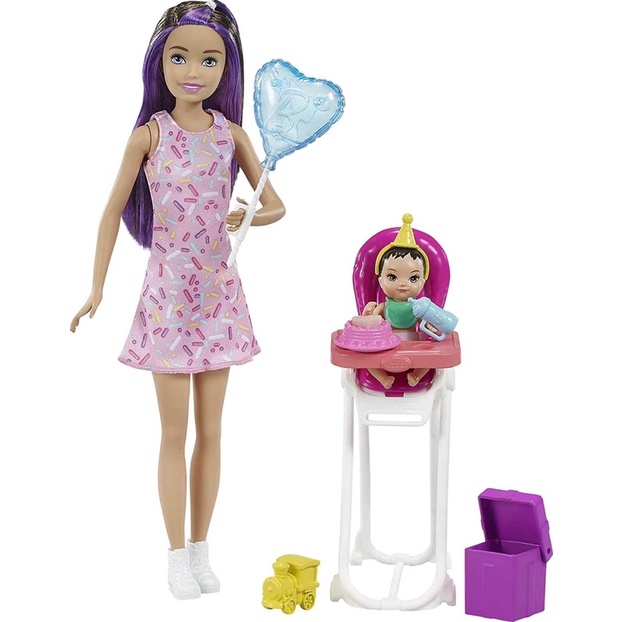 Bộ đồ chơi Barbie Chelsea Playset Skipper dành cho bé, hàng chính hãng nhập Mỹ