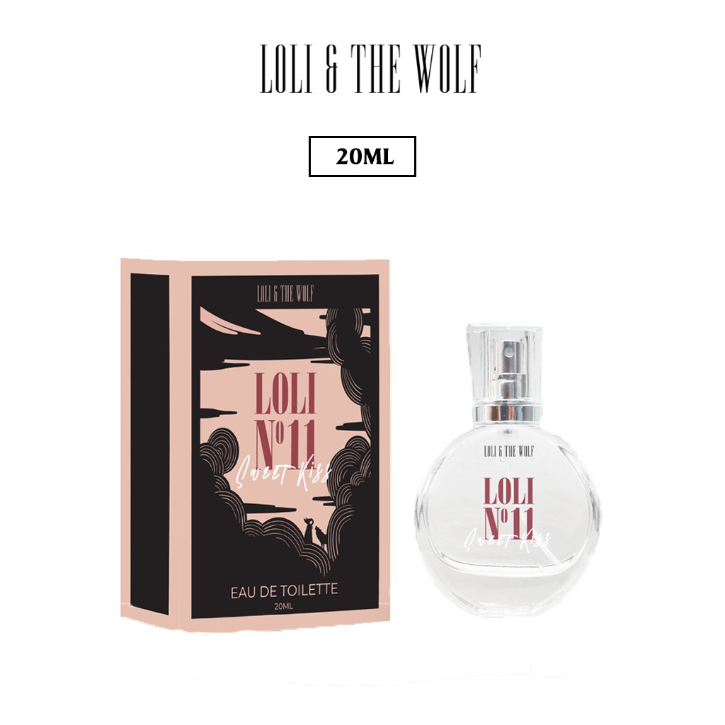 Nước hoa nữ thơm lâu chính hãng Sweet Kiss Eau De Toilette Loli No.11 chai 20ml - LOLI & THE WOLF