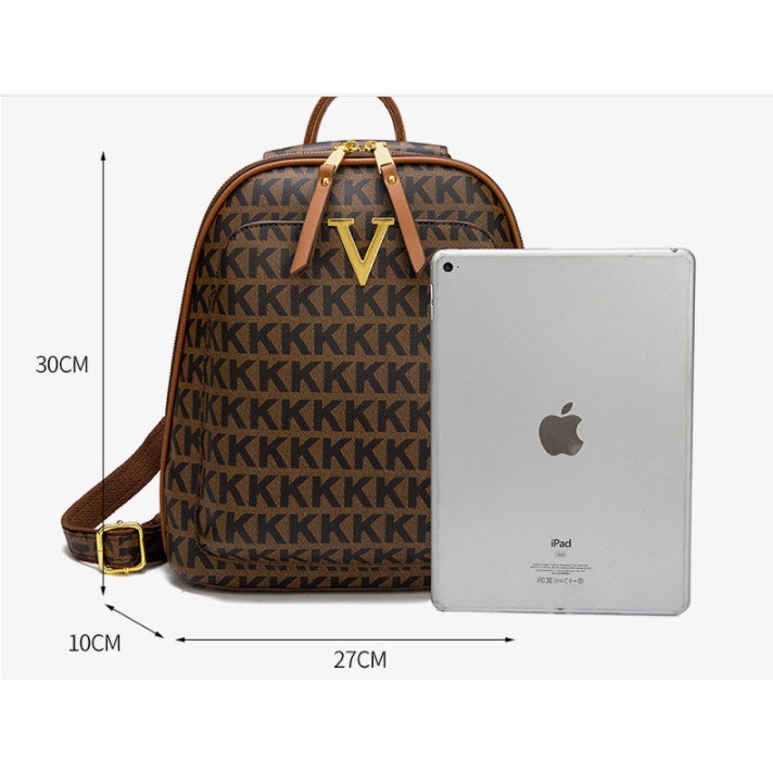 Balo nữ Thời trang 2in1 chất PVC bền đẹp, balo kiêm đeo chéo cực sang BMV0271