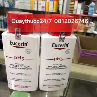 Eucerin ph5 sữa tắm và rửa mặt cho da nhạy cảm eucerin ph5 washlotion