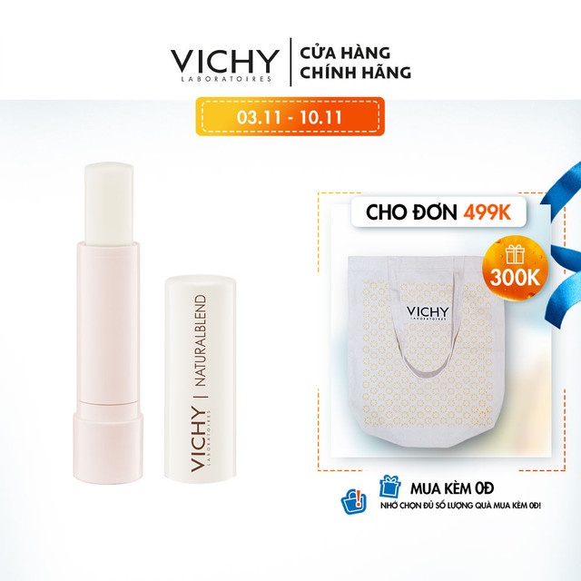 Son dưỡng ẩm không màu Naturallblend Hydrating Lip Balm Vichy 4.5g