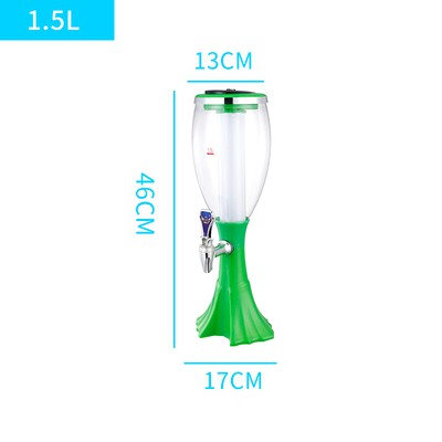 Tháp Bia (Bình Đựng Bia) 2 Lít Có Đèn Led Nhựa Cao Cấp An Toàn Bền Đẹp | BigBuy360 - bigbuy360.vn