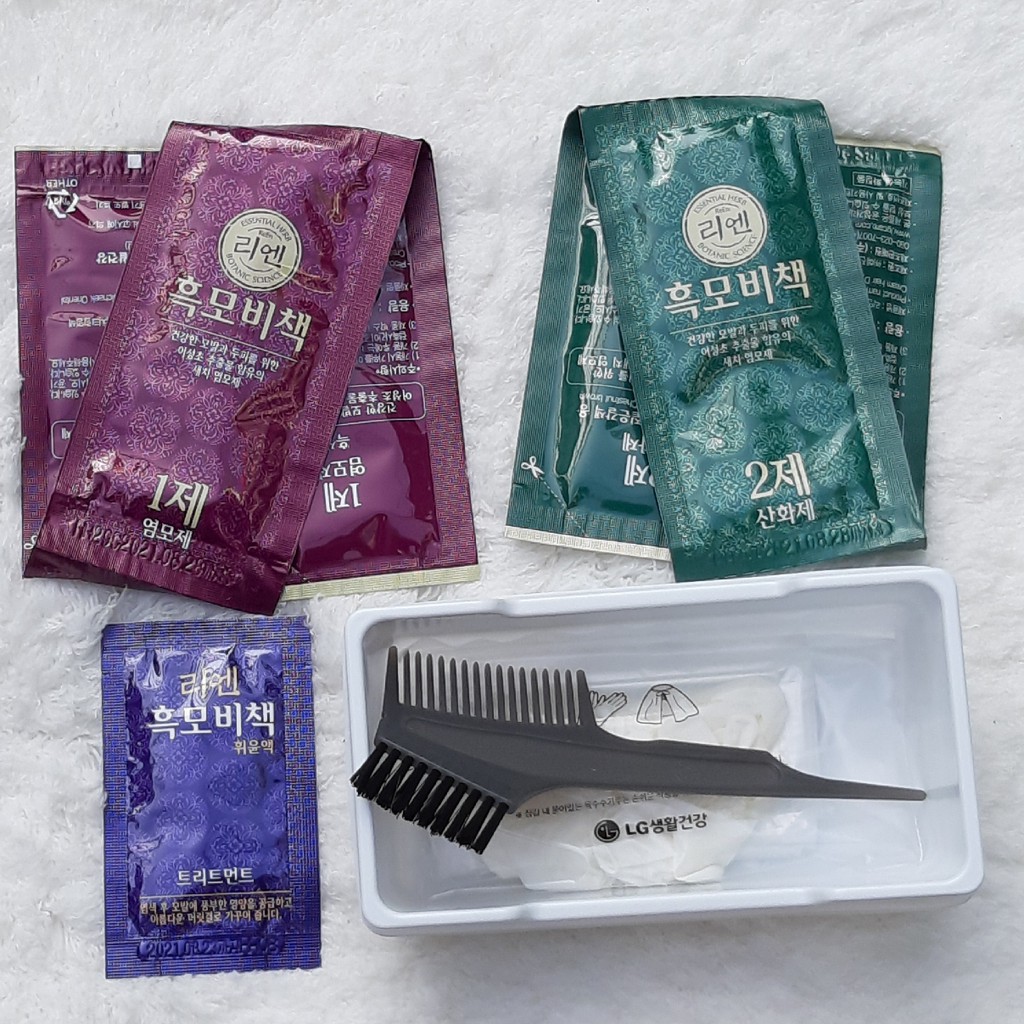 [03 lần sử dụng phủ bạc] Thuốc nhuộm phủ bạc thảo dược cao cấp Reen Secret Recipe Hàn Quốc