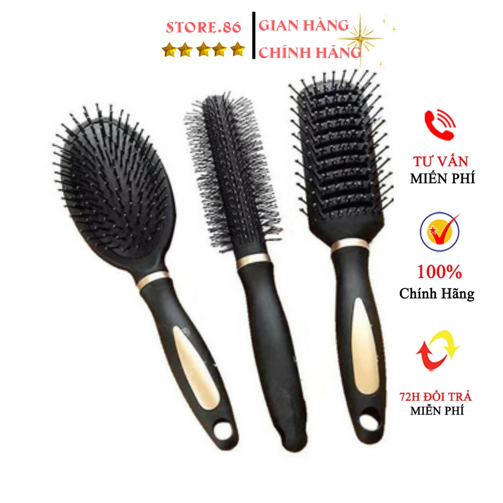 COMBO 3 LƯỢC MASAGE  CHỐNG TĨCH ĐIỆN CHẢI TÓC SẤY XOĂN GỠ RỐI SIÊU TỐC-LƯỢC GỠ RỐI TÓC WET BRUSH NIGHT FLORAL