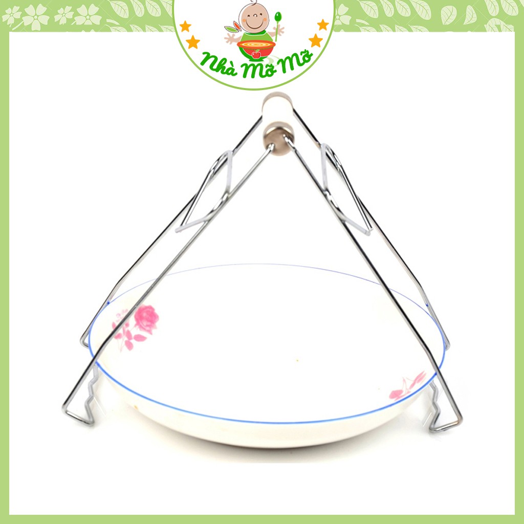 Kẹp gắp đồ nóng inox tiện dụng gắp bát đĩa hấp trong nồi nóng - Nhà Mỡ Mỡ