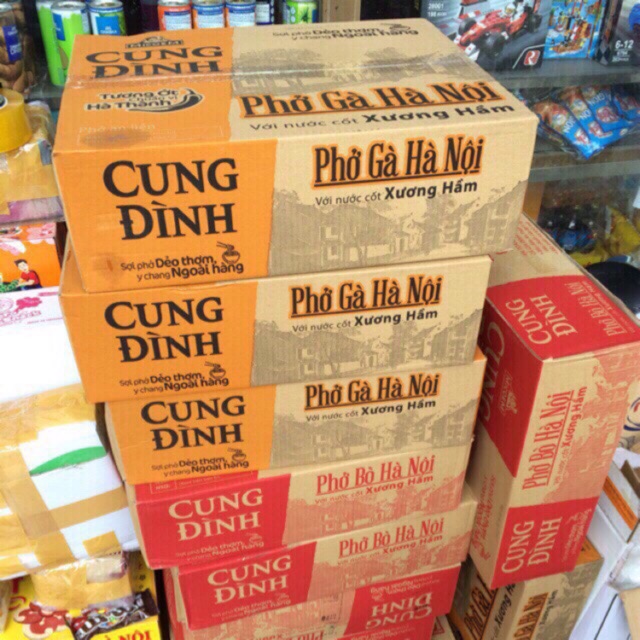 Thùng Phở Cung Đình Bò/ Gà mới 30 gói