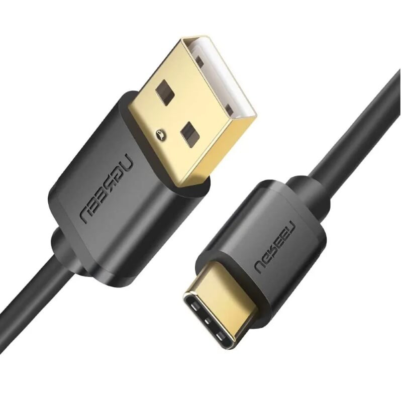 Ugreen 40553 1m màu đen cáp USB type C sạc nhanh và truyền dữ liệu US141