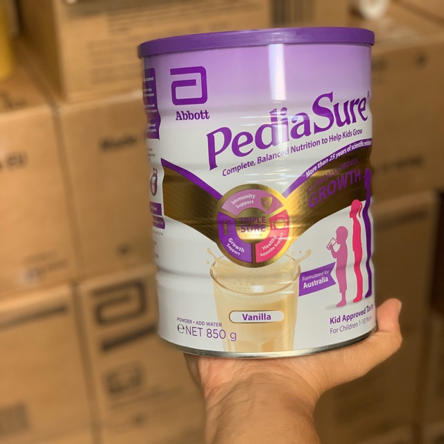 Sữa Pediasure nắp tím Úc hộp 800g