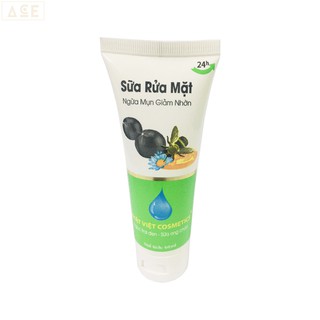 Sữa Rữa Mặt Sạch Nhờn, Mụn, Ngọc Trai Đen, Sữa Ong Chúa (60ml)