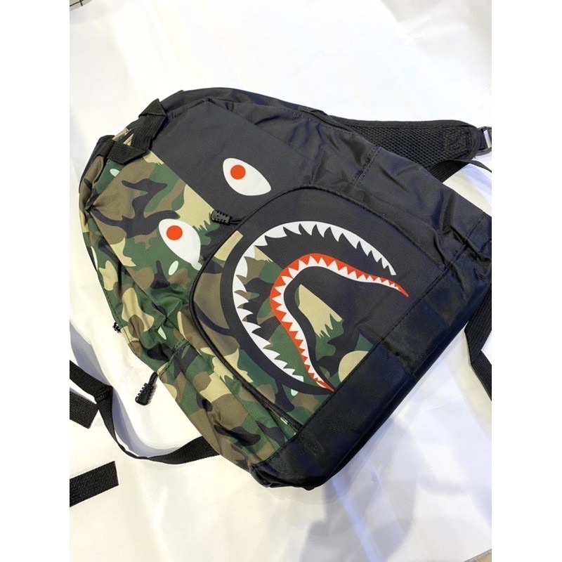 Balô nam, Balô bape học sinh vải dù siêu bền hàng có sẵn.