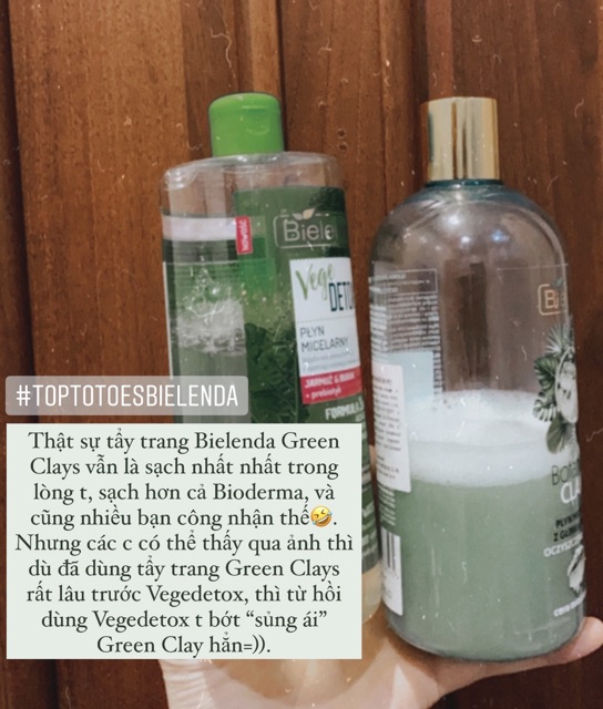 Nước tẩy trang Bielenda Vegedetox 3 in 1 tẩy sạch êm ái, giữ ẩm cho da | BigBuy360 - bigbuy360.vn