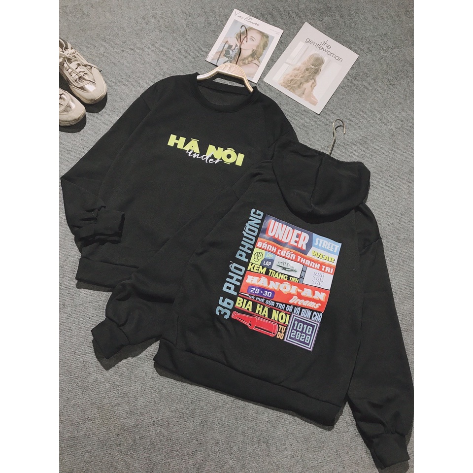 Áo Hoodie Hà Nội Nam Nữ Unisex Áo Sweater Nỉ Cao Cấp | BigBuy360 - bigbuy360.vn