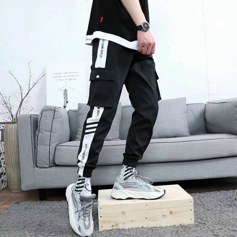 Quần Jogger Kaki Túi Hộp, Hot Trend , Phong Cách Hàn Quốc