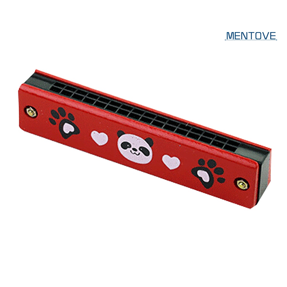Kèn Harmonica Gỗ Đồ Chơi Âm Nhạc Cho Bé 16 Lỗ