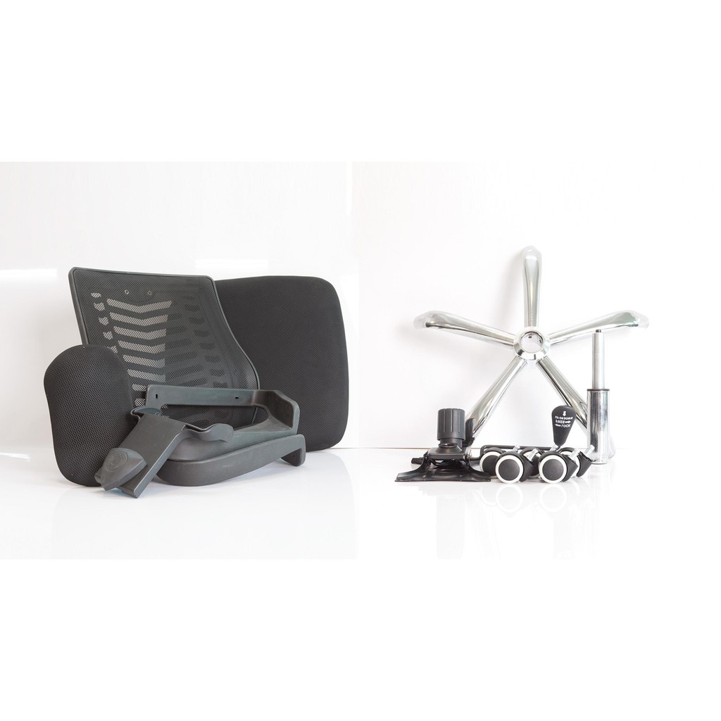 Ghế xoay văn phòng tựa đầu lưng lưới chắc khỏe, thoáng mát, đệm ngồi êm ái phù hợp với mọi không gian văn phòng của bạn | BigBuy360 - bigbuy360.vn