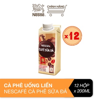 (1 THÙNG 24 HỘP) NESCAFE SỮA ĐÁ DẠNG NƯỚC PHA SẴN 200ML