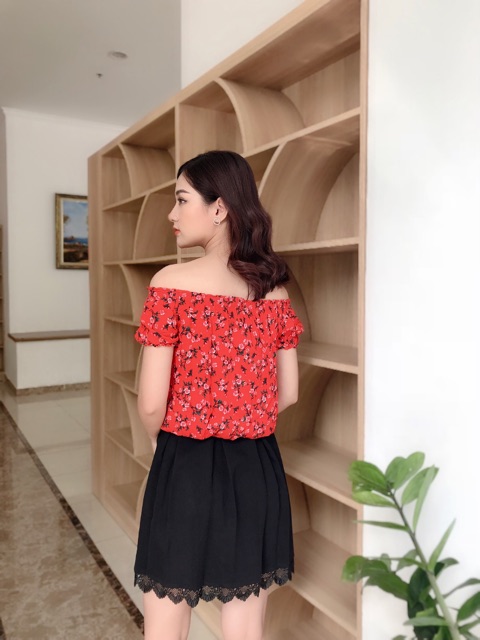 CHÂN VÁY XẾP LY PHA REN ( ảnh tự chụp- có video quay) | BigBuy360 - bigbuy360.vn