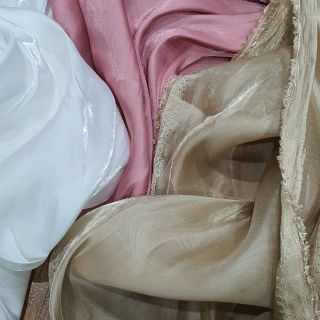 Vải organza tơ