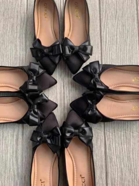 Giày bệt nơ lụa chất lụa sang chảnh(về đủ size) | BigBuy360 - bigbuy360.vn