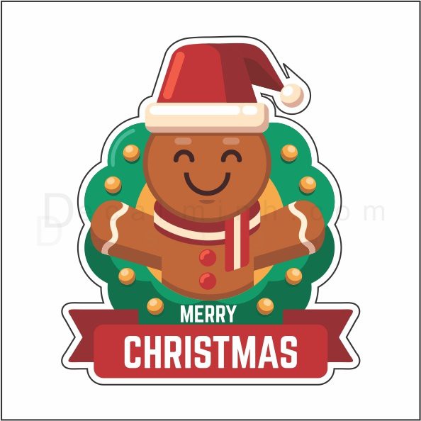Decal sticker logo dán trang trí dịp Giáng Sinh Noel cho nhà và cửa hàng