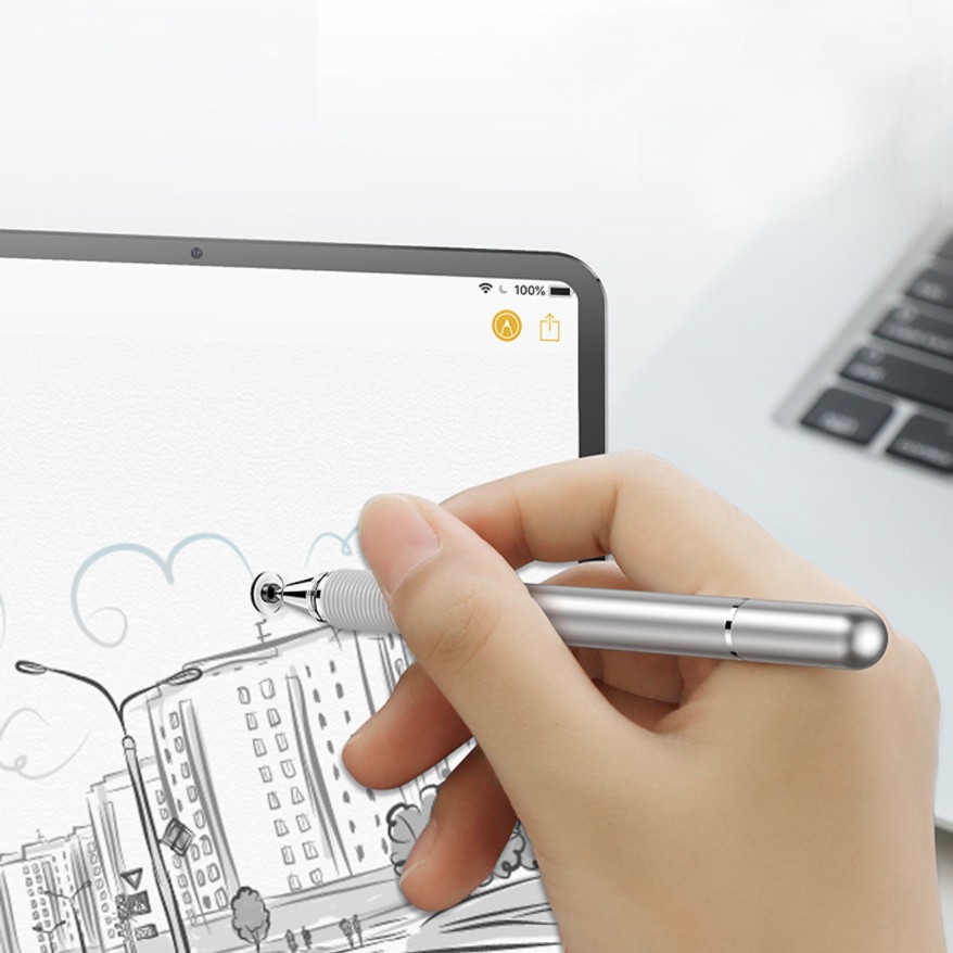 Bút Cảm Ứng Baseus Điện Dung 2 Trong 1 cho Smartphone, SmartTablet, iPhone, iPad