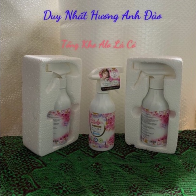 Nước Xả Vải Khô Suly Hương Anh Đào Tiện Lợi Chai 250ml Công nghệ Nhật Bản