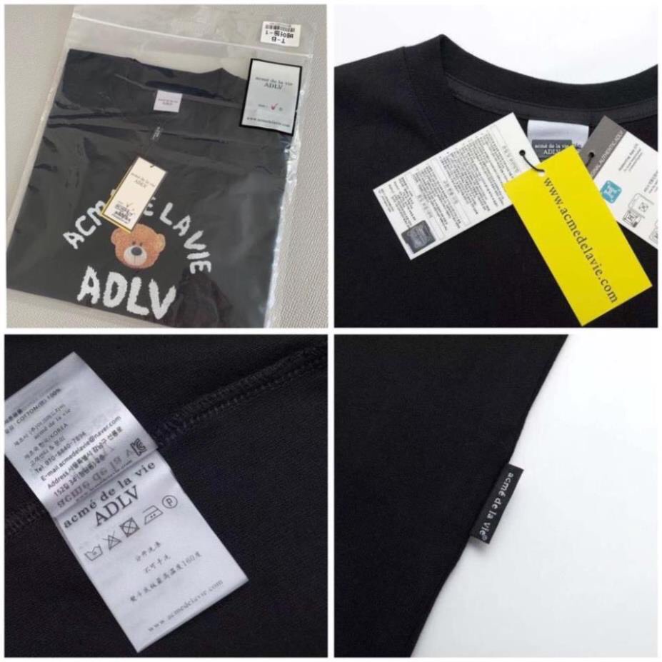 ⚡️Áo thun Acmé de la vie ADLV BABY FACE SHORT SLEEVE T-SHIRT BLACK CAP BOY { FreeShip } ⚡️