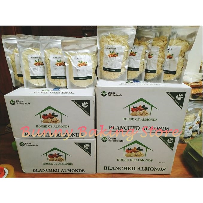 Hạnh nhân lát 100gr, 200gr, 500gr Hạnh nhân cắt lát Olam