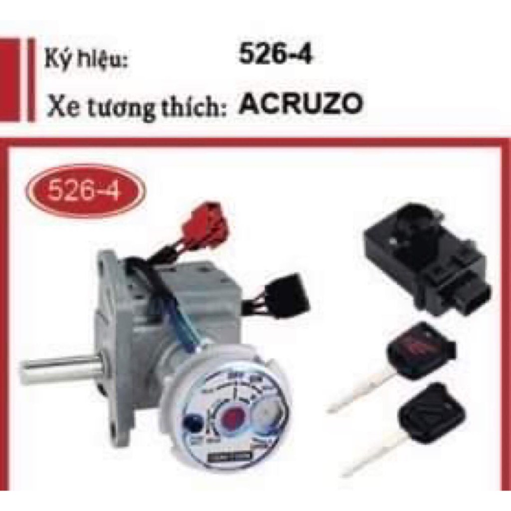 Ổ khóa chống trộm Jupiter Fi, Sirius Fi, Exciter 150cc dòng 2 cạnh mặt đèn led, chống trộm siêu cấp, chống dắt xe, tìm x