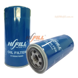 Lọc nhớt động cơ JX 0818 Chiến Thắng, Thành Công, Cửu Long 4-5T, (Mã OEM: 61000070005)