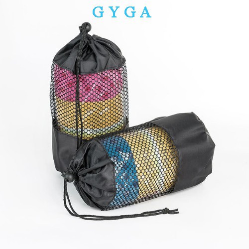 Khăn trải thảm yoga chống trơn trượt dầy mịn MICROFIBER thấm hút mô hôi cao cấp tặng túi đựng G-Sports