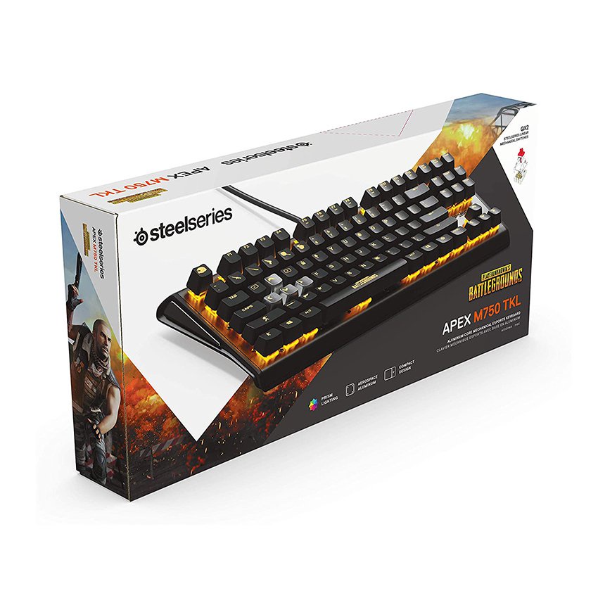 SteelSeries APEX M750 TKL bàn phím cơ cho máy tính laptop bluetooth giá rẻ không dây chơi game online gaming keyboard