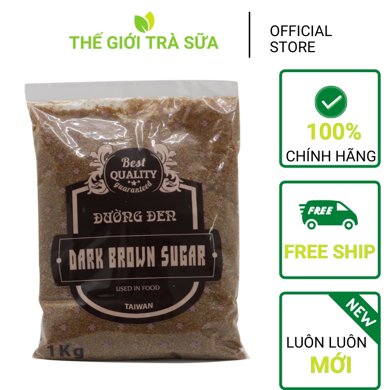 Đường đen Đài Loan best quality 1KG dùng để làm trân châu đường đen pha chế trà sữa