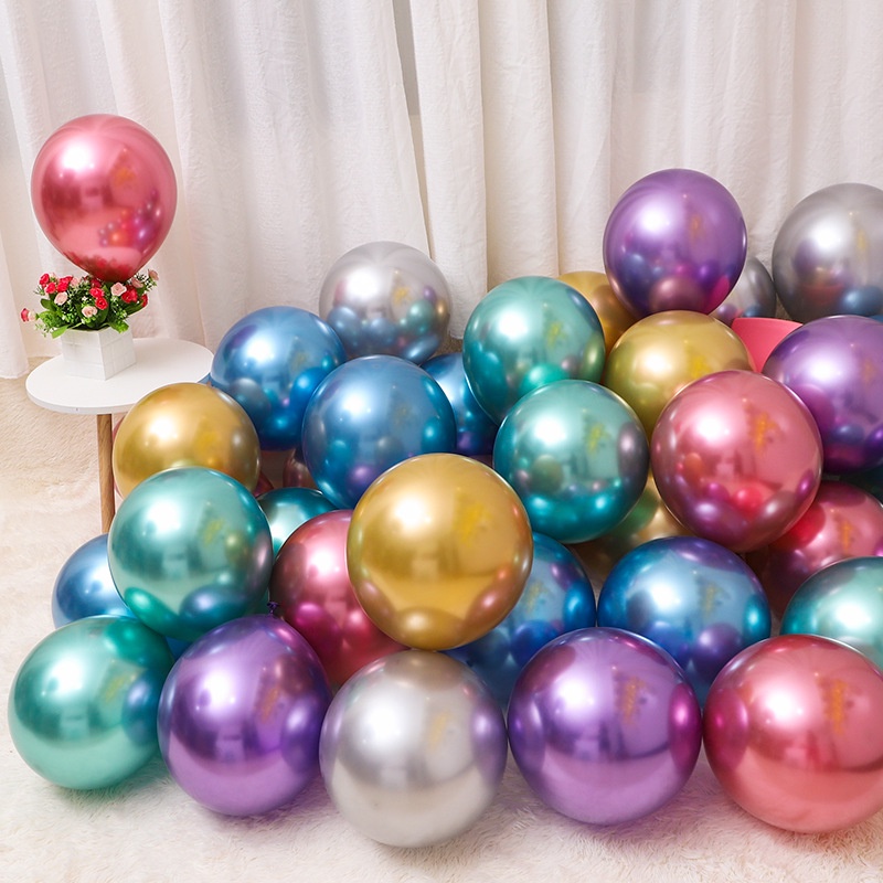 Set 10 Bong Bóng 12 Inch Trang Trí Tiệc Sinh Nhật Cho Bé
