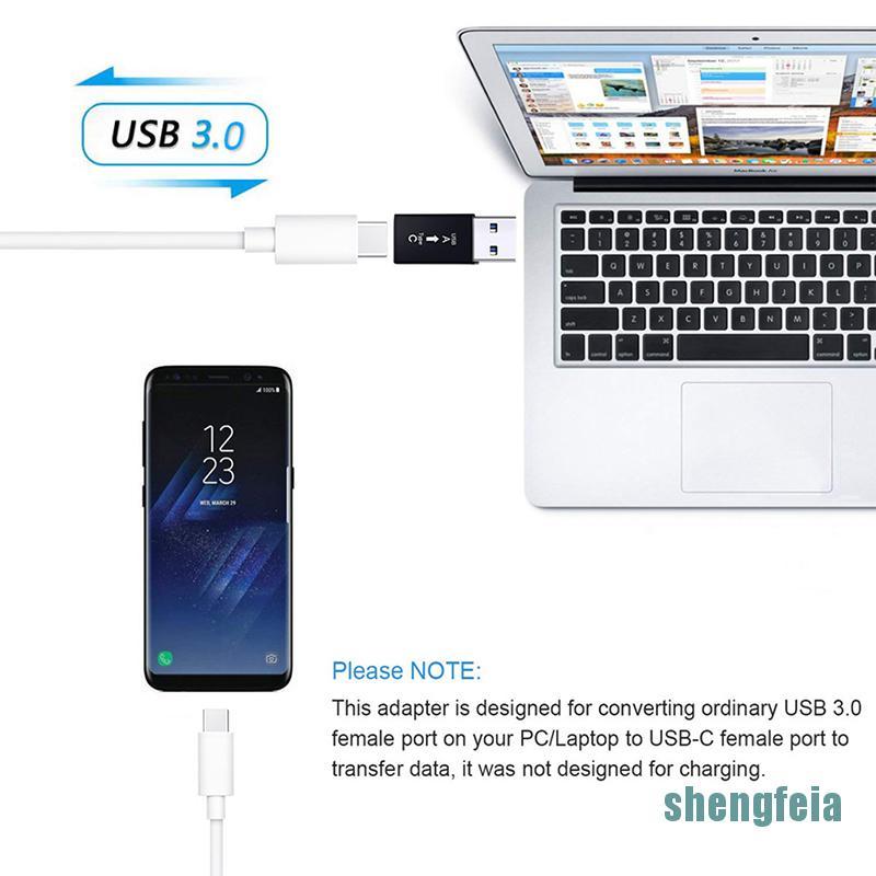 Đầu Chuyển Đổi Otg Thunderbolt 3 Cổng Usb 3.0 Sang Type-C