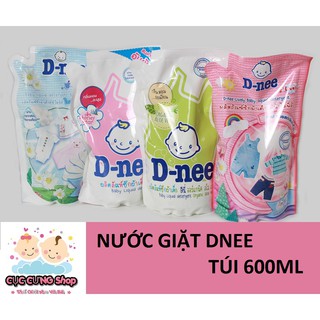 Nước giặt xả quần áo Dnee túi 600ml