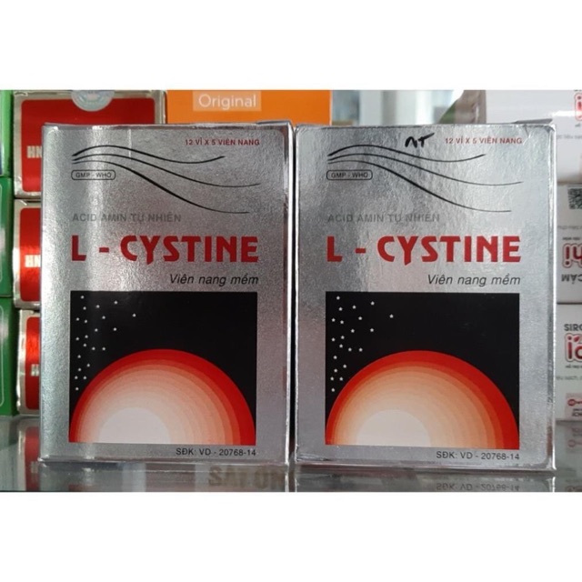 L - Cystine bổ sung dưỡng chất cho tóc, da hộp 60 viên