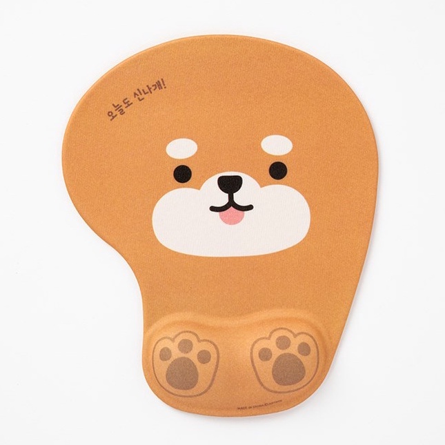 Miếng Lót Chuột Kèm Đệm Cổ Tay ARTBOX Hàn Quốc Hình Shiba