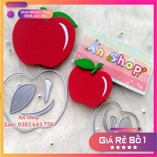 A25 - Khuôn Kim Loại Cắt Hình Quả Táo 2 Size To Nhỏ