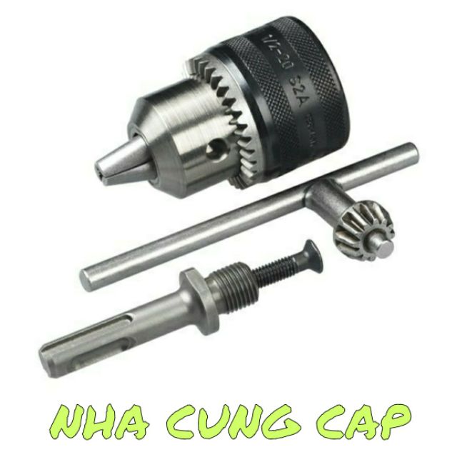 BỘ ĐẦU KHOAN 13 LY KÈM ĐẦU CHUYỂN