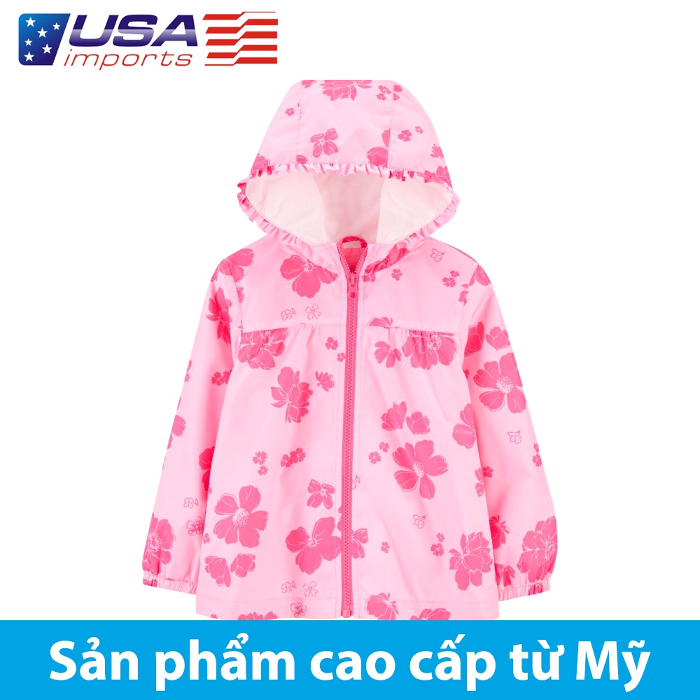 Áo khoác gió hồng hình hoa Car-tờ Auth Từ Mỹ (C2205123)