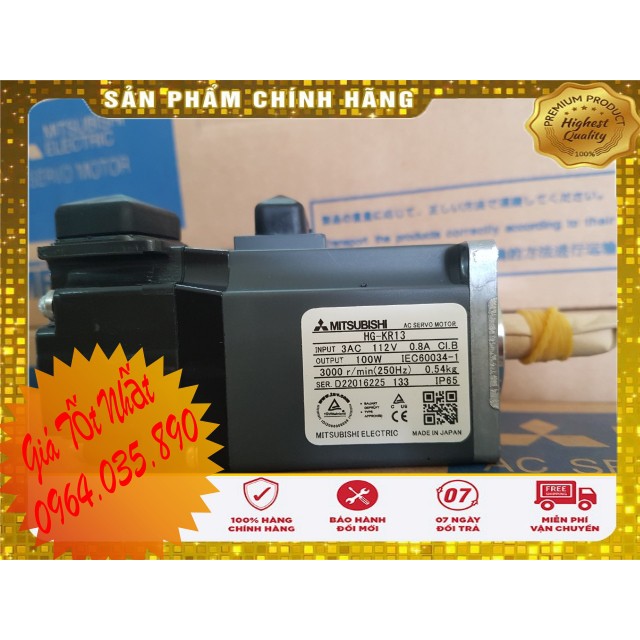 Động cơ Servo Motor HG-KR13 Mitsubishi Giá Tốt Nhất. Cam kết hoàn tiền nếu sản phẩm có bất cứ sai sót gì