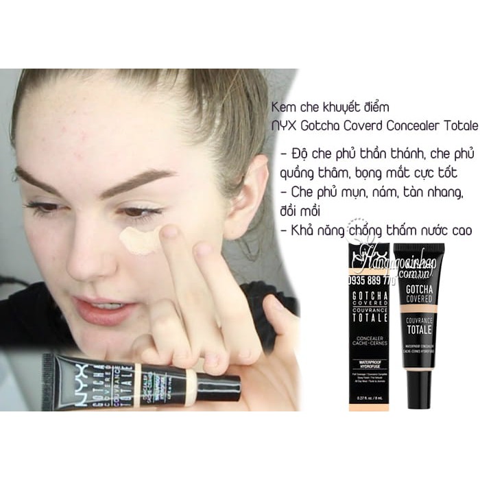 KEM CHE KHUYẾT ĐIỂM NYX GOTCHA COVERED CONCEALER