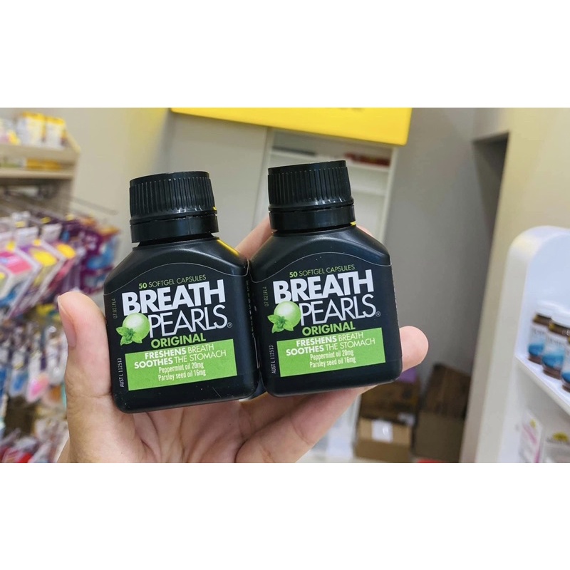 🇦🇺 Breath Pearls Thơm Miệng lọ 50v