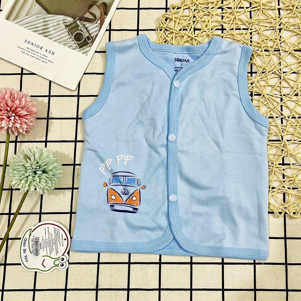 Dokma - Áo gile cotton 2 lớp