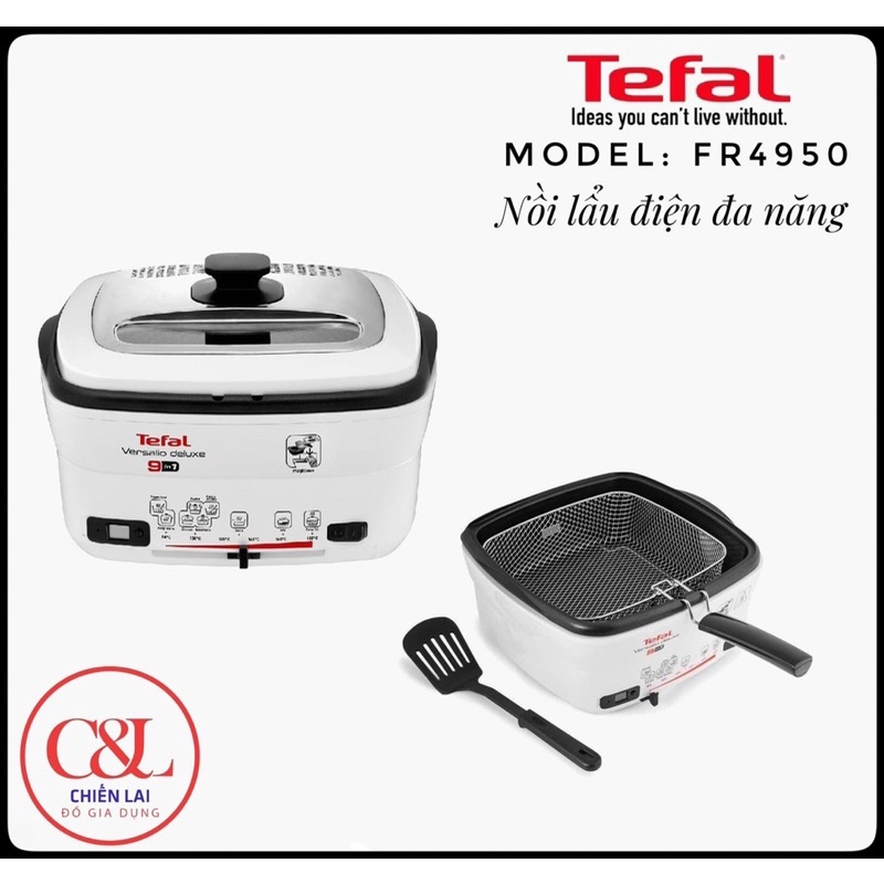 Nồi lẩu chiên dầu đa năng Tefal FR4950